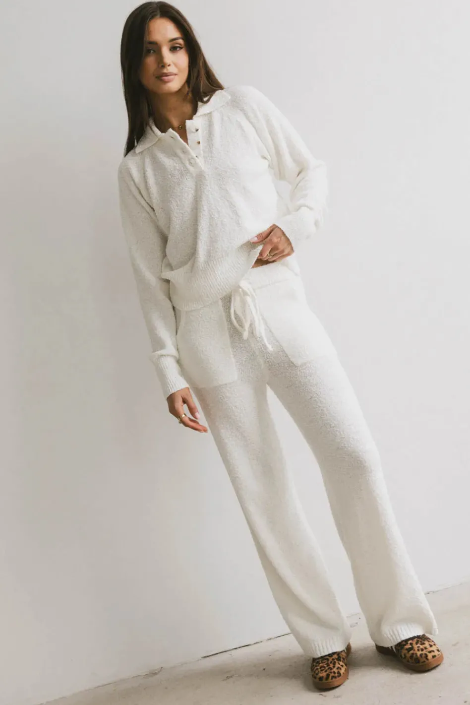 Bohme Breck Knit Pants in Cream