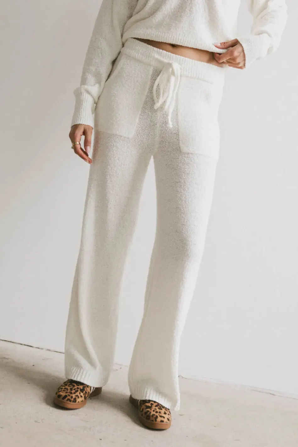 Bohme Breck Knit Pants in Cream