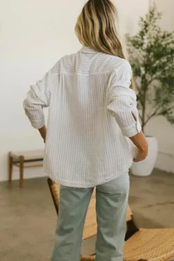 Bohme Bret Striped Button Up