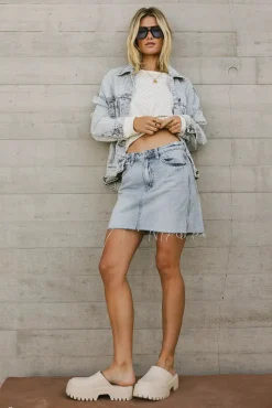 Bohme Bronwyn Jacket in Light Wash