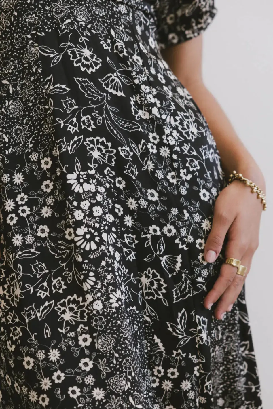 Bohme Brynn Floral Midi Dress