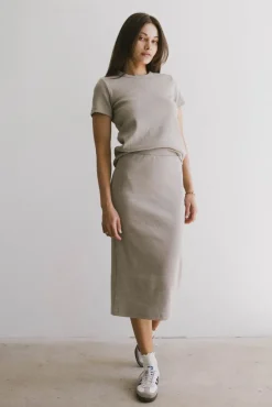 Bohme Calais Ribbed Skirt in