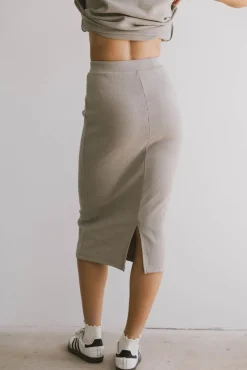 Bohme Calais Ribbed Skirt in