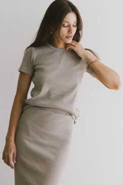 Bohme Calais Ribbed Top in