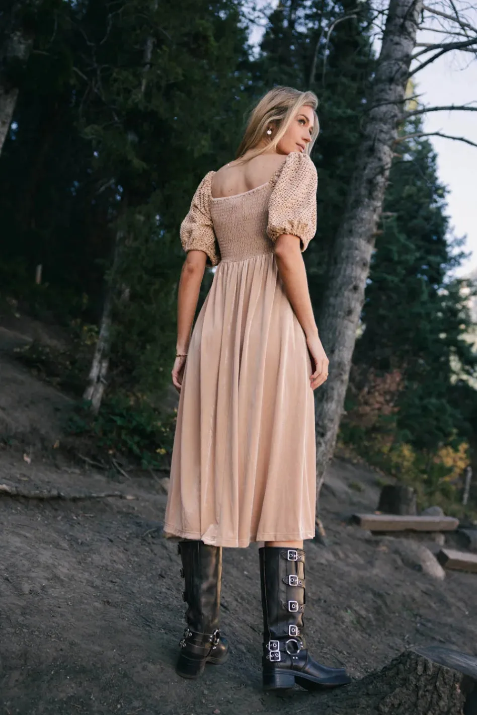 Bohme Callista Velvet Maxi Dress