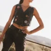 Bohme Camille Embroidered Vest