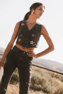 Bohme Camille Embroidered Vest