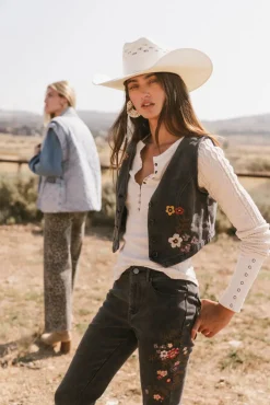 Bohme Camille Embroidered Vest
