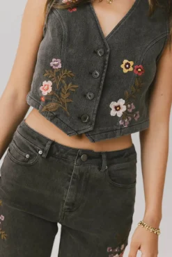 Bohme Camille Embroidered Vest
