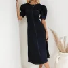Bohme Campbell Dress in Dark Wash