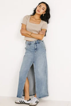 Bohme Capone Denim Maxi Skirt - FINAL SALE