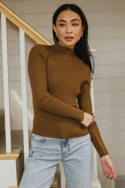 Bohme Caroline Mock Neck Sweater in