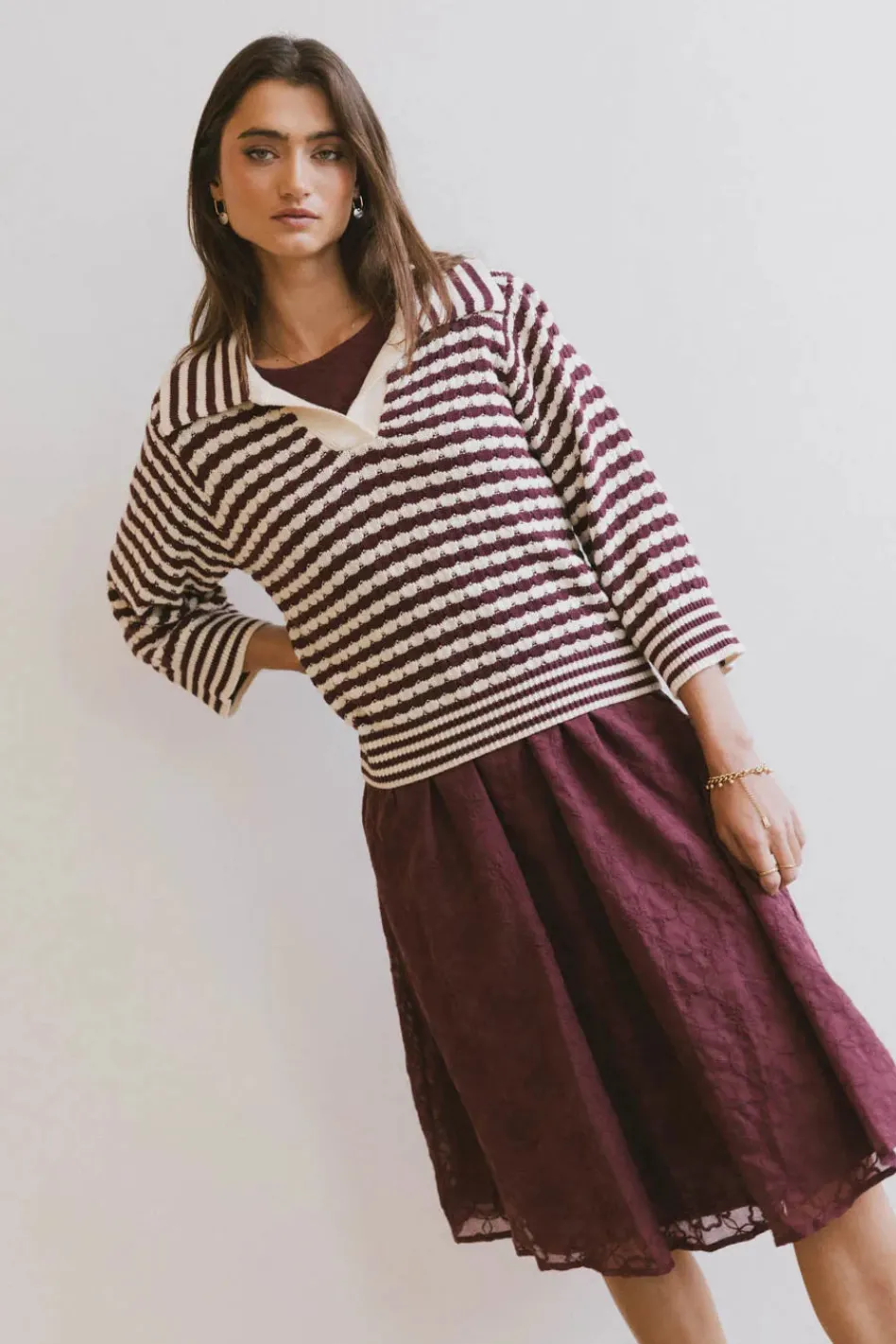 Bohme Cecy Embroidered Midi Dress in