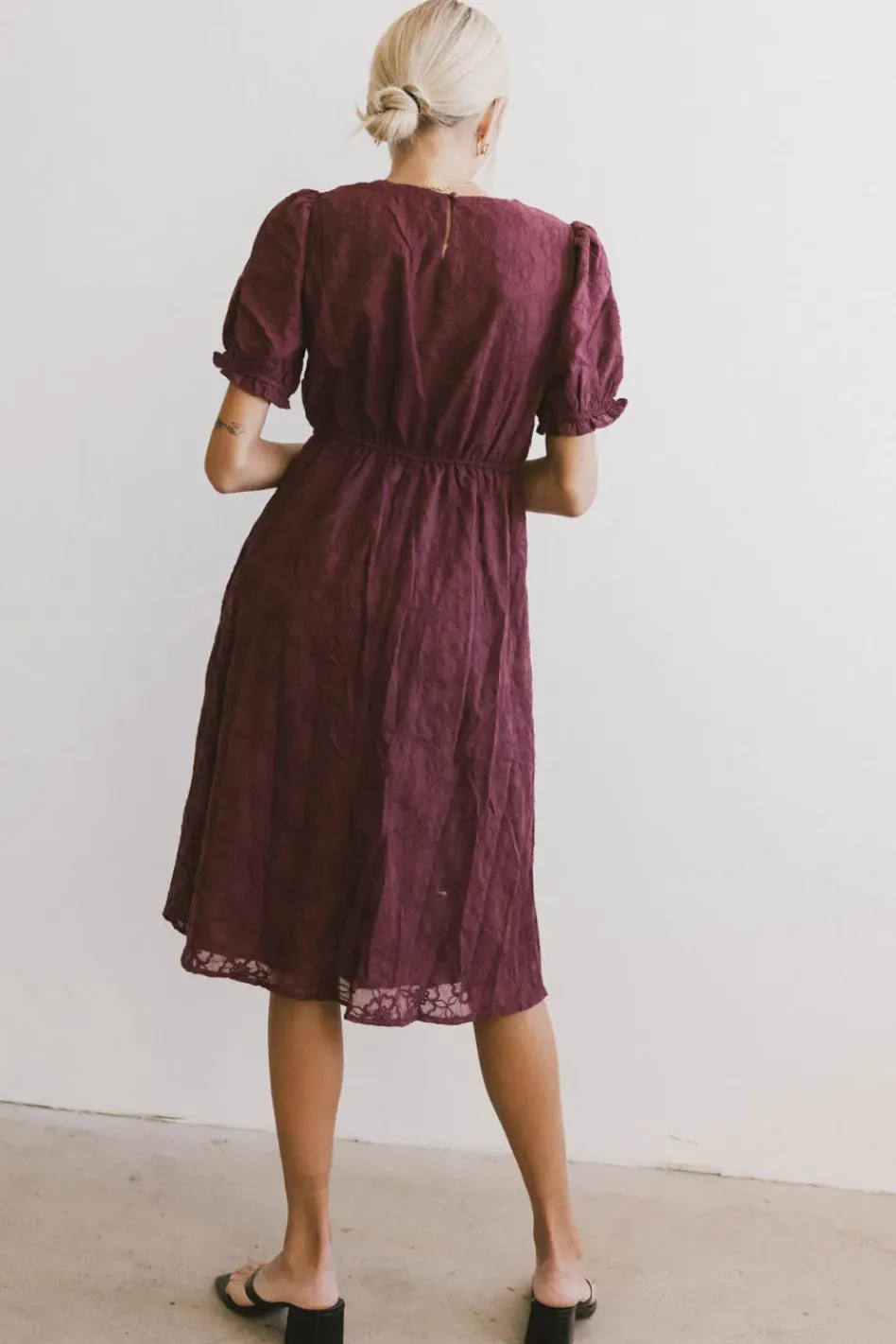 Bohme Cecy Embroidered Midi Dress in
