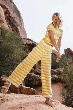 Bohme Charly Striped Pants in - FINAL SALE