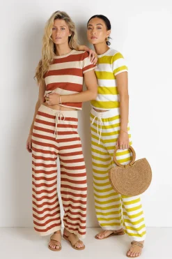 Bohme Charly Striped Pants in - FINAL SALE