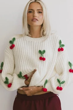 Bohme Cherry Knit Sweater