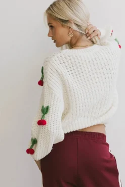 Bohme Cherry Knit Sweater