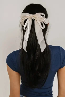 Bohme Chiffon Bow Hair Clip in