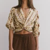 Bohme Chrissy Abstract Blouse