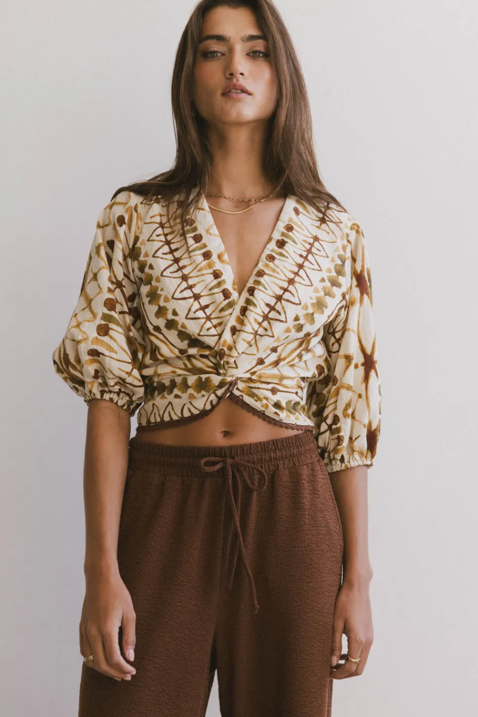 Bohme Chrissy Abstract Blouse