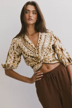 Bohme Chrissy Abstract Blouse