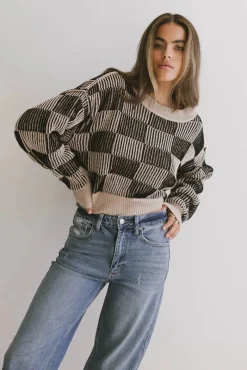 Bohme Cielo Checkered Sweater in