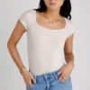 Bohme Clara Square Neck Bodysuit in - FINAL SALE