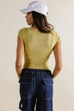 Bohme Clara Square Neck Bodysuit in - FINAL SALE