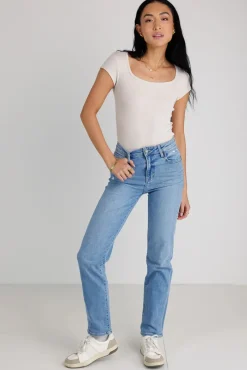 Bohme Clara Square Neck Bodysuit in - FINAL SALE