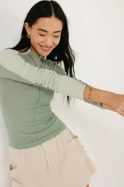 Bohme Cleo Ribbed Top in