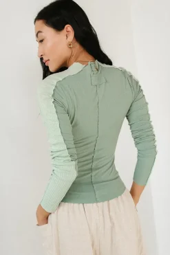 Bohme Cleo Ribbed Top in