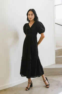 Bohme Cole Eyelet Lace Maxi Dress