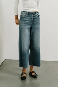 Bohme Colette Wide Leg Jeans in Medium Wash