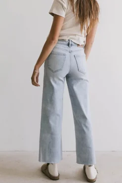 Bohme Colette Wide Leg Jeans in Light Wash