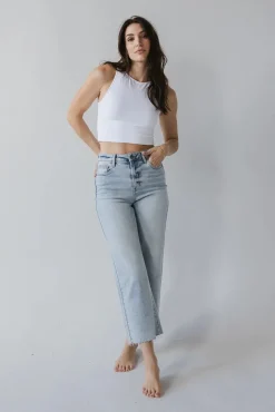 Bohme Colette Wide Leg Jeans in Light Wash