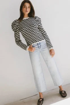 Bohme Colette Wide Leg Jeans in Light Wash