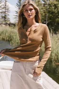 Bohme Conrad Fitted Waffle Tee in
