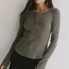 Bohme Conrad Fitted Waffle Tee in