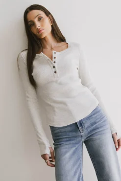 Bohme Conrad Fitted Waffle Tee in