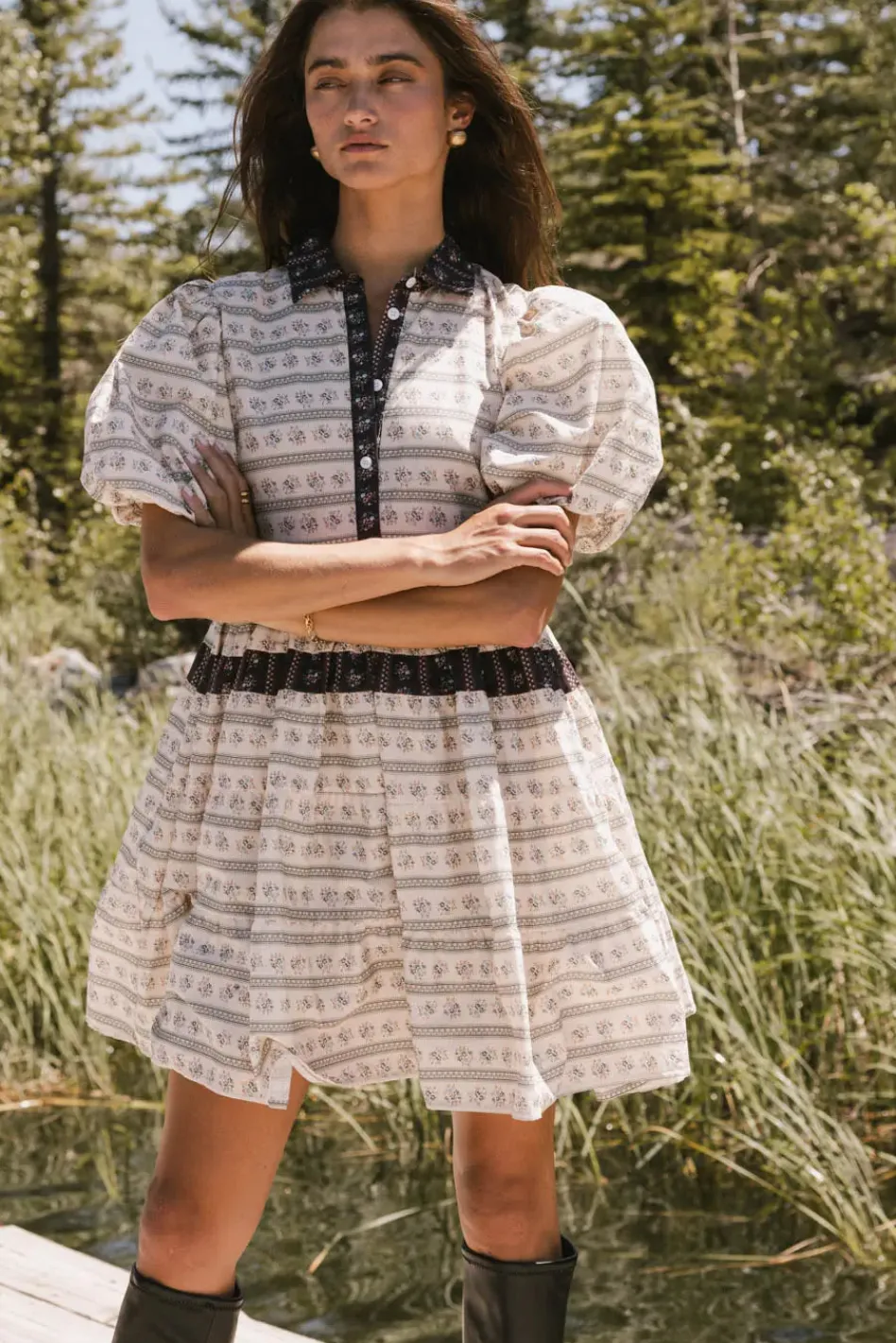 Bohme Constance Printed Mini Dress