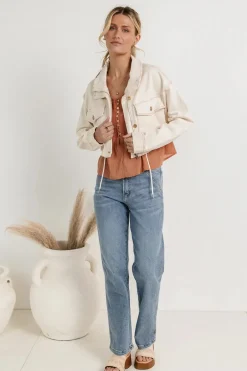Bohme Cooper Cropped Denim Jacket