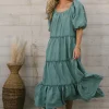 Bohme Corinne Tiered Maxi Dress in - FINAL SALE