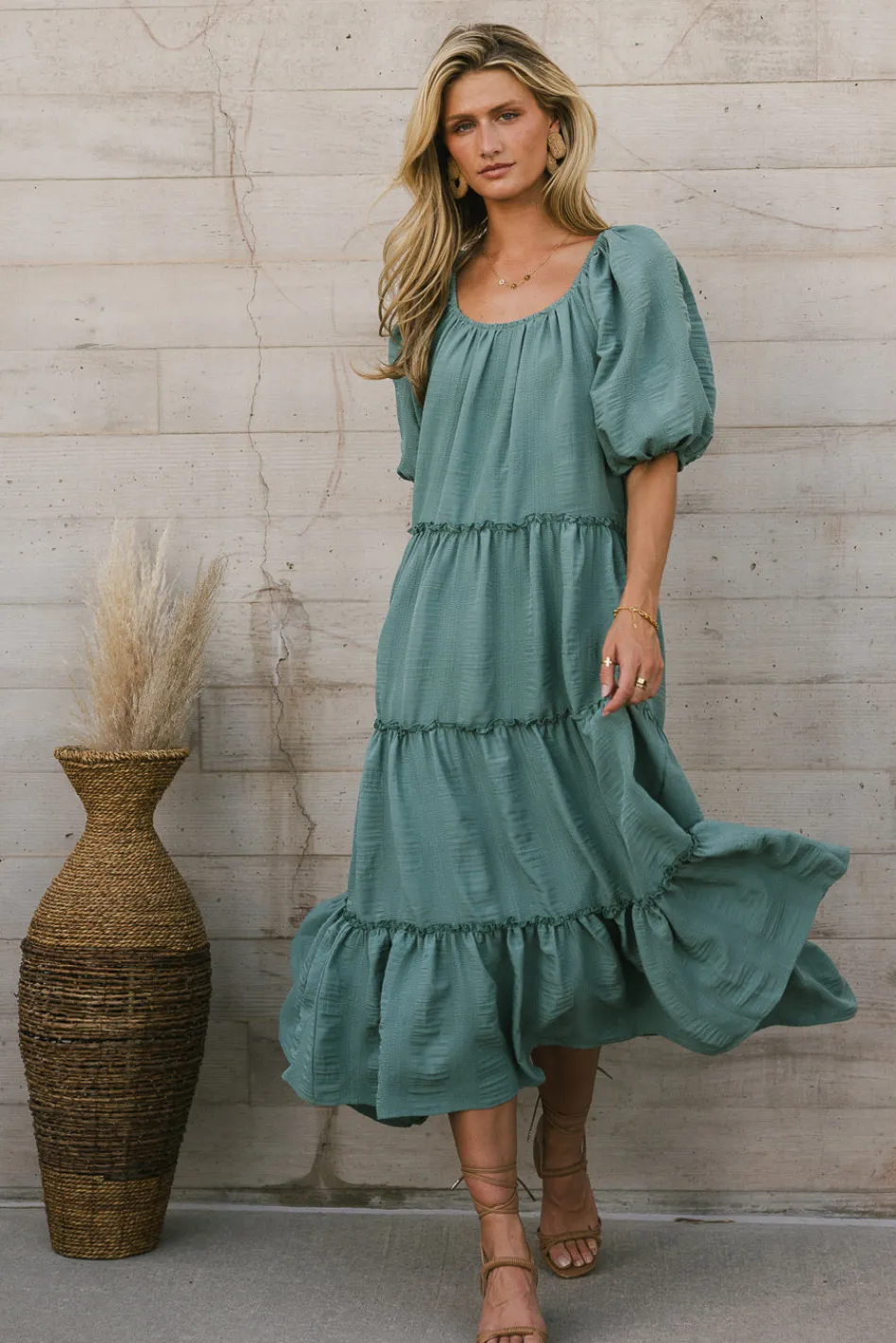 Bohme Corinne Tiered Maxi Dress in - FINAL SALE