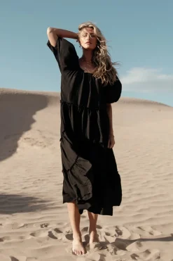 Bohme Corinne Tiered Maxi Dress in - FINAL SALE