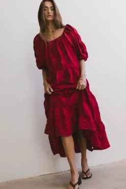 Bohme Corinne Tie Maxi Dress in - FINAL SALE