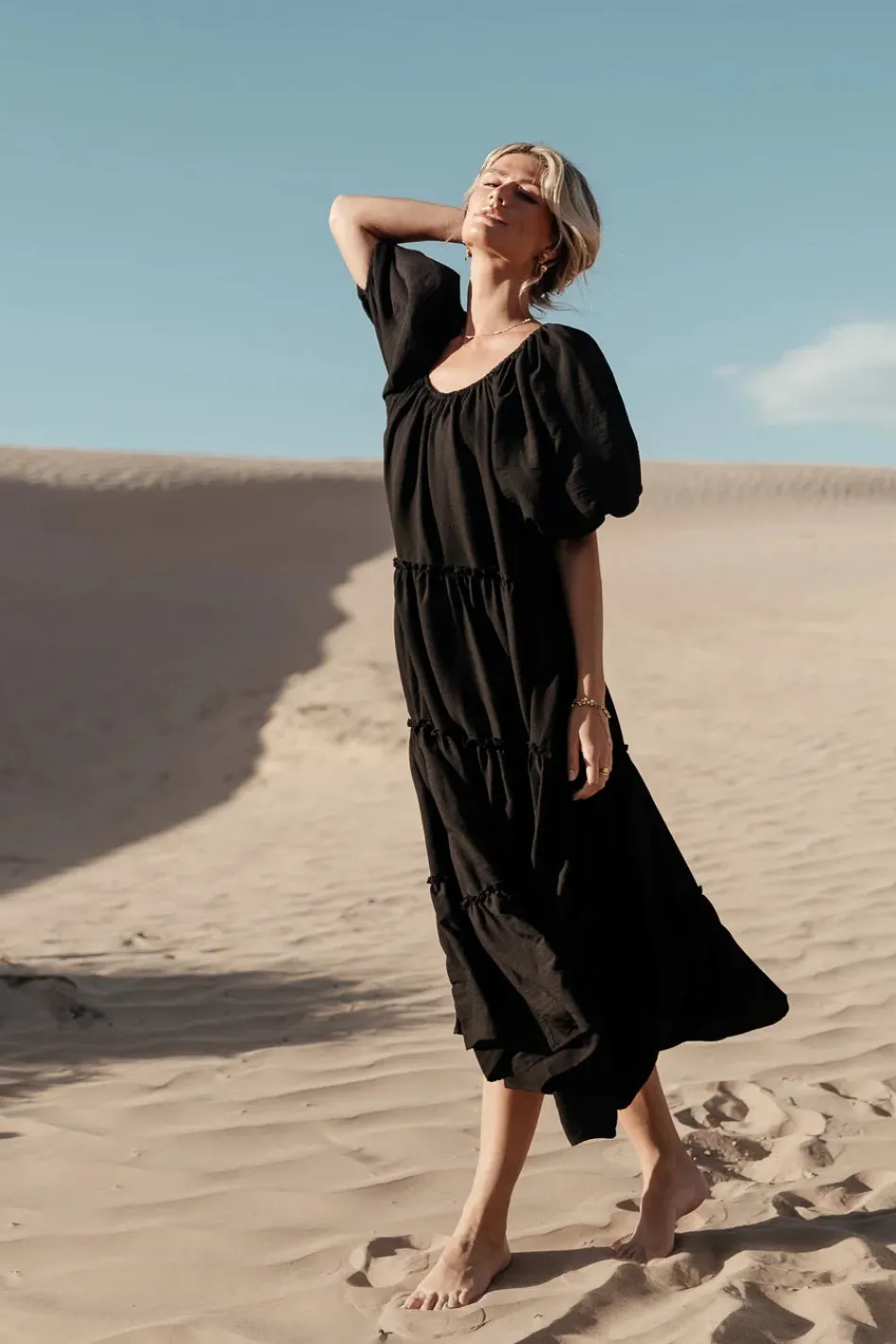 Bohme Corinne Tiered Maxi Dress in - FINAL SALE