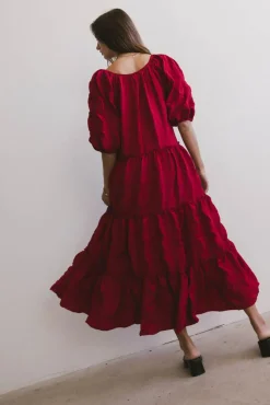 Bohme Corinne Tie Maxi Dress in - FINAL SALE