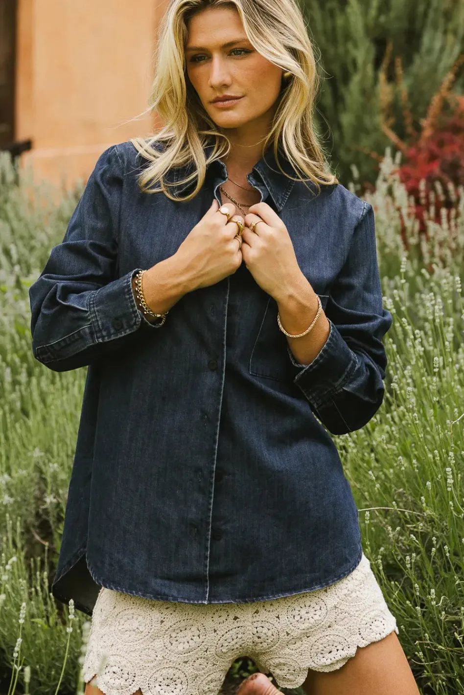 Bohme Cory Denim Button Up