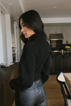 Bohme Cut Out Turtleneck Sweater in - FINAL SALE